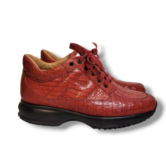 Hogan Interactive Red Sneakers Women's EU 37 US 6.5 - Picture 12 of 12